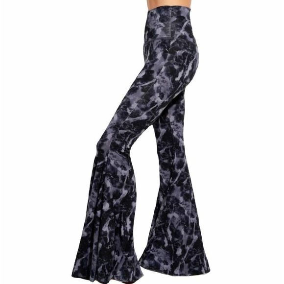 Marble Black & Gray Bell Bottom Set- 8024 - Picture 4 of 7